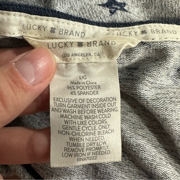 Lucky Brand Star Pajama Set Size Large - Picture 12 of 15